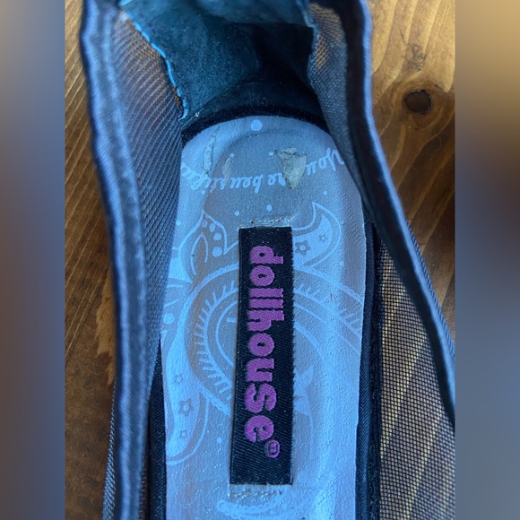 Vintage Dollhouse Mesh Ballet Flats - Picture 2 of 4